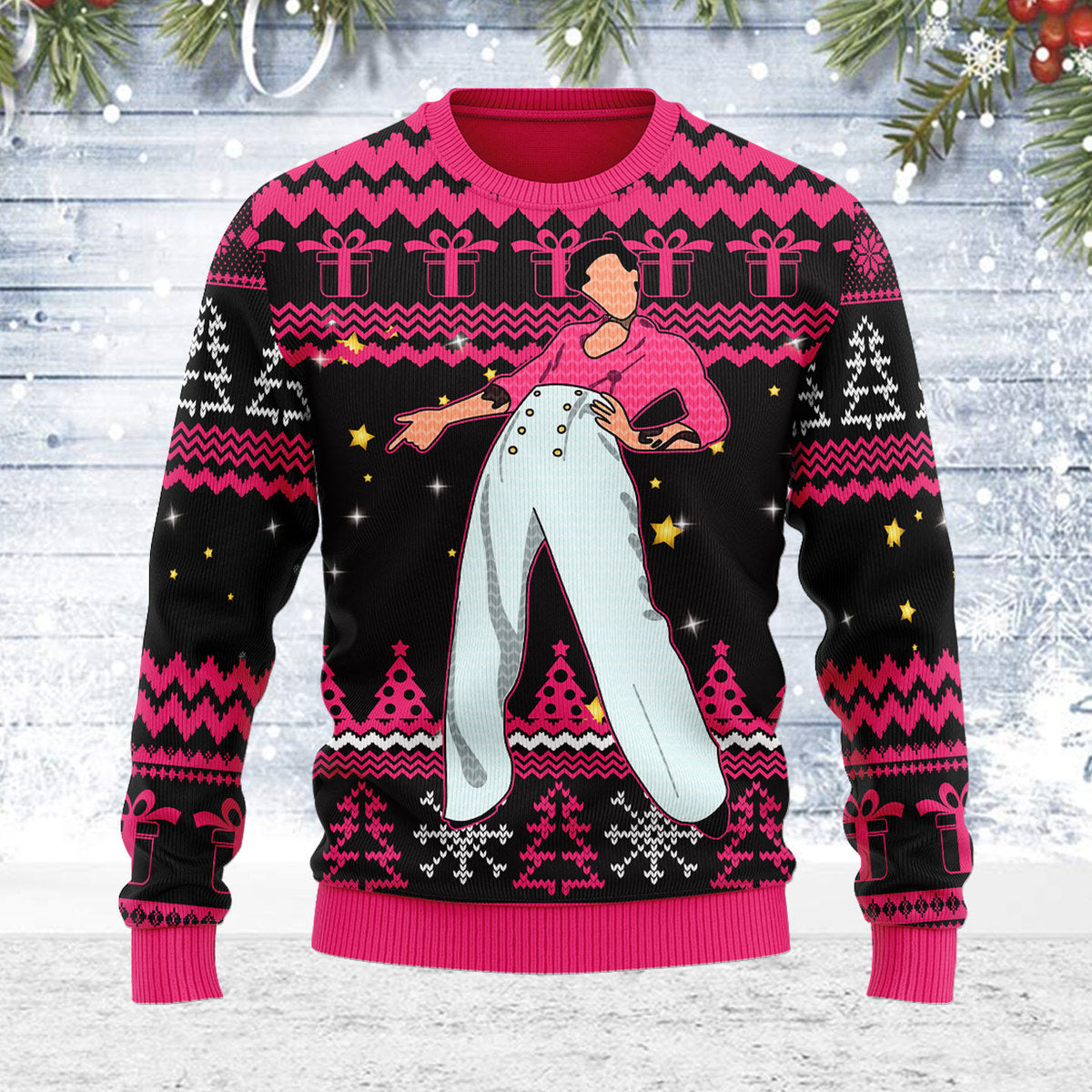 Customspig Ugly Christmas Sweater Harry Fine 3D Apparel