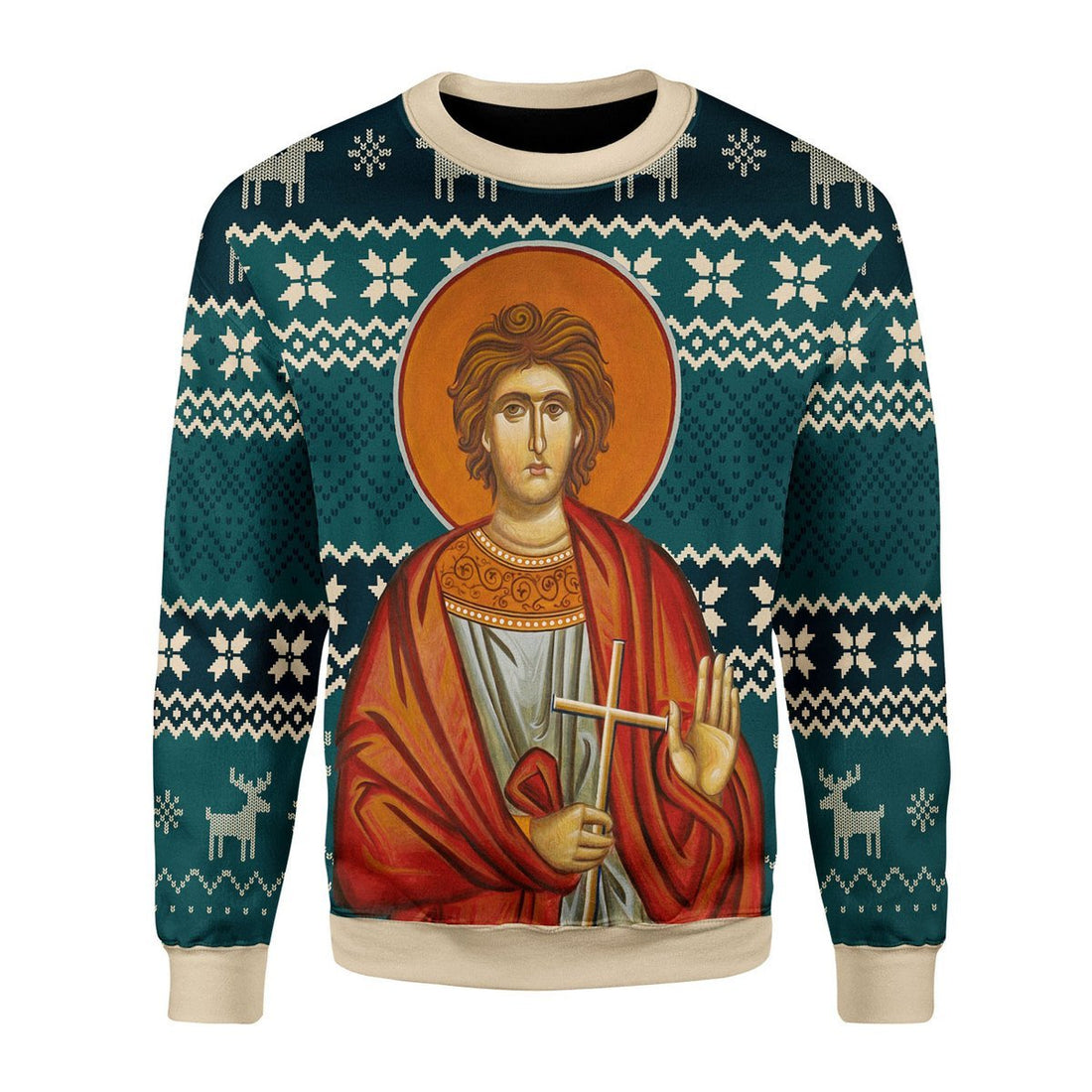 HumansBold Unisex Tops Pullover Sweatshirt St. Trifun 3D Apparel