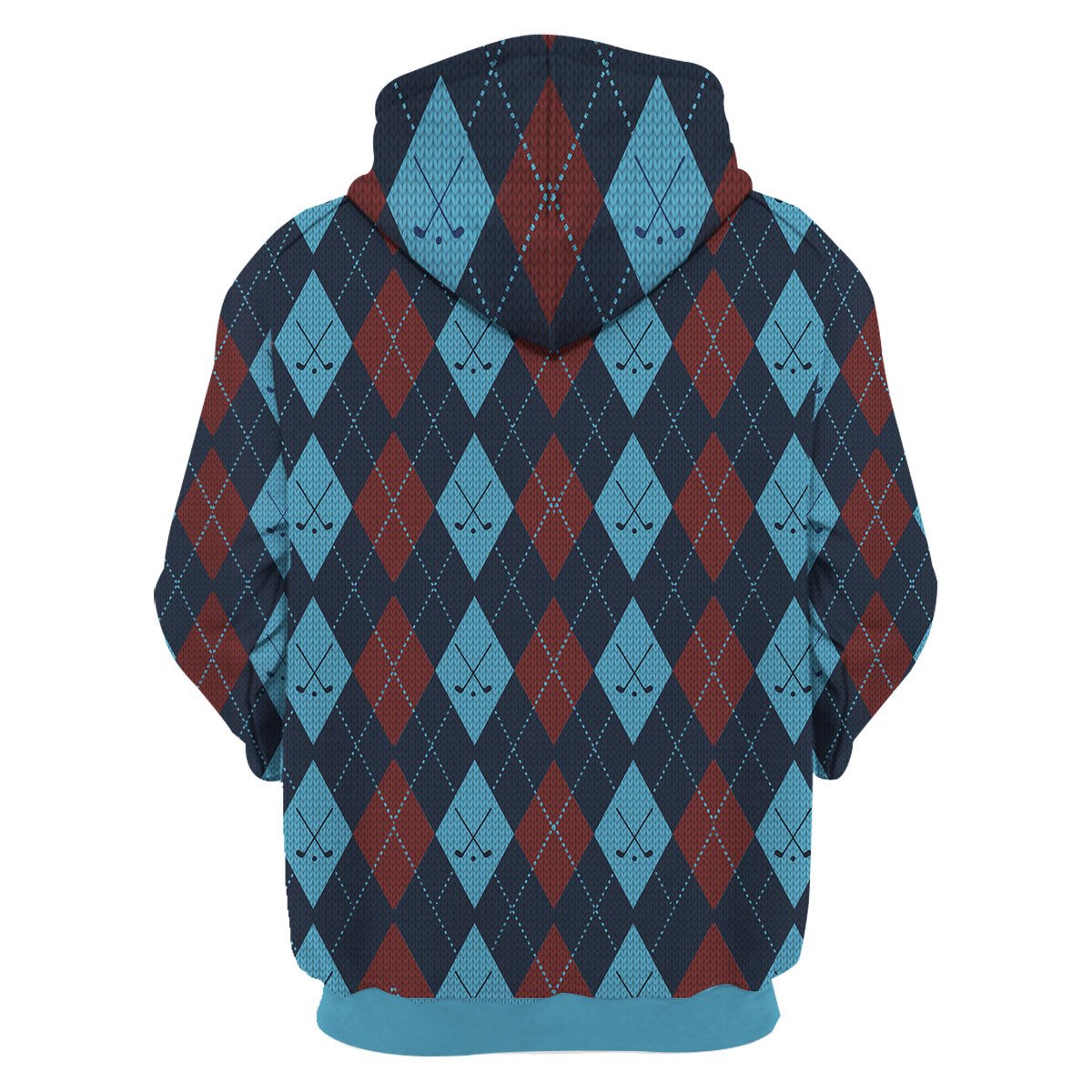HumansBold Unisex Hoodie Papa Is My Name Golf Is My Game 3D Apparel