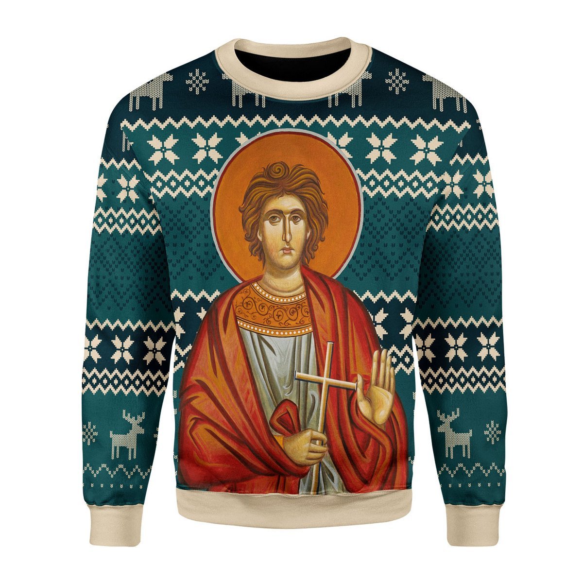 HumansBold Unisex Sweatshirt St. Trifun 3D Apparel