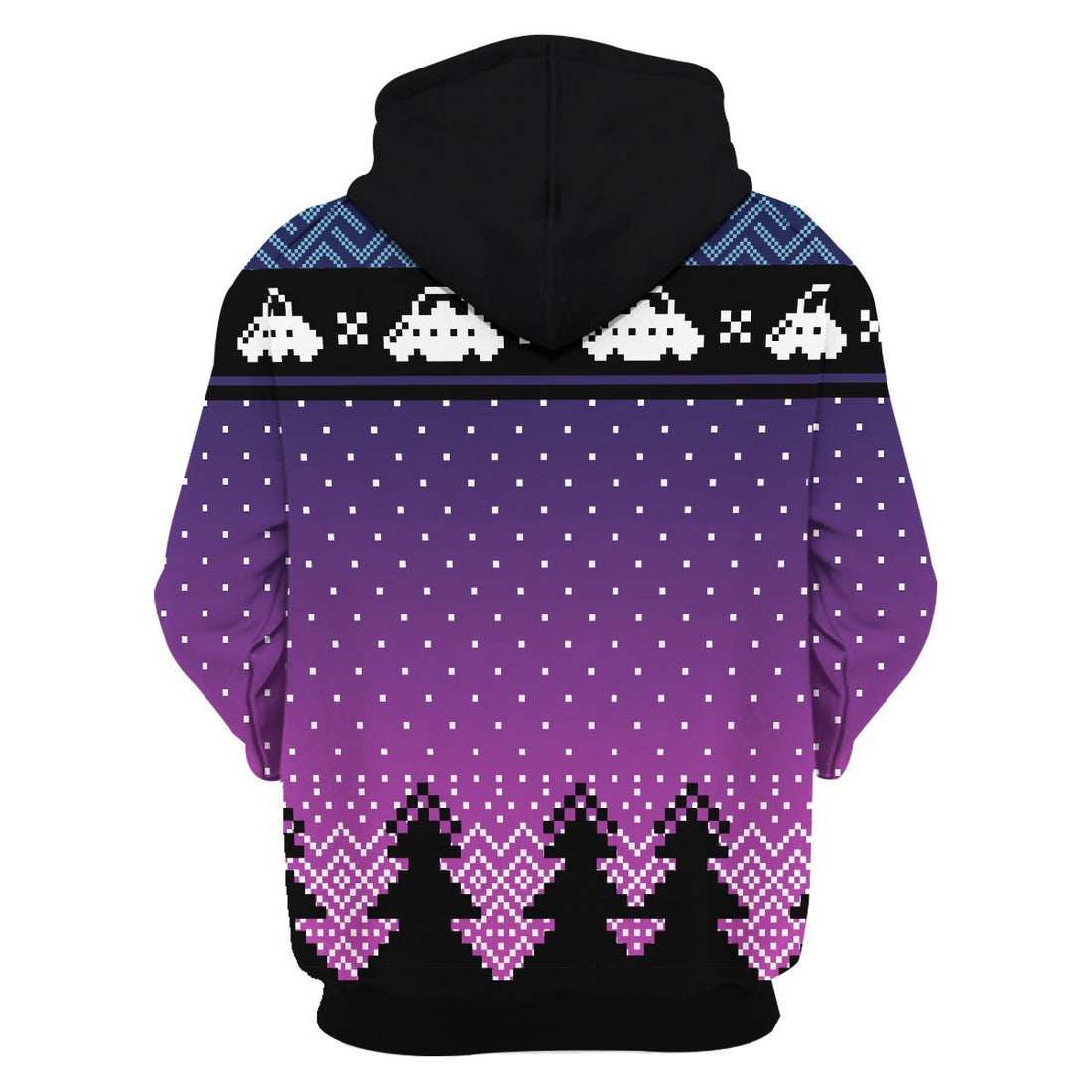 Customspig Unisex Hoodie Big Foot Alien 3D Apparel