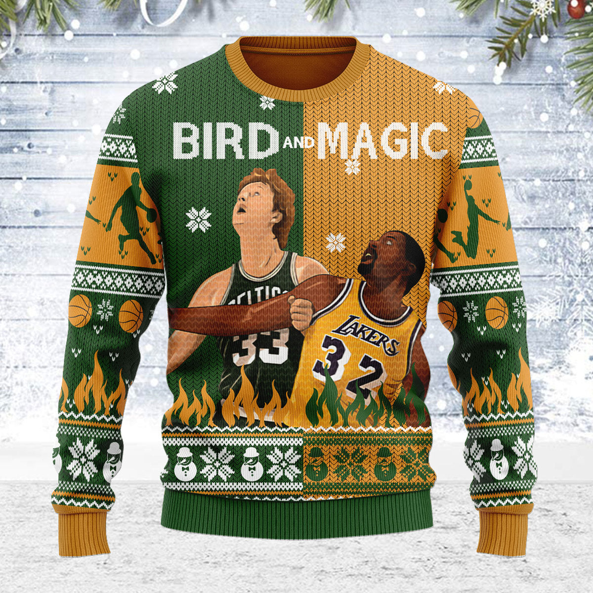 Customspig Ugly Christmas Sweater Larry Magic 3D Apparel