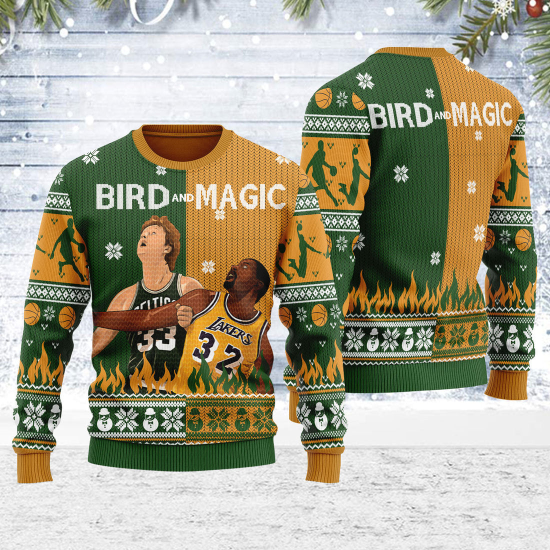 Customspig Ugly Christmas Sweater Larry Magic 3D Apparel