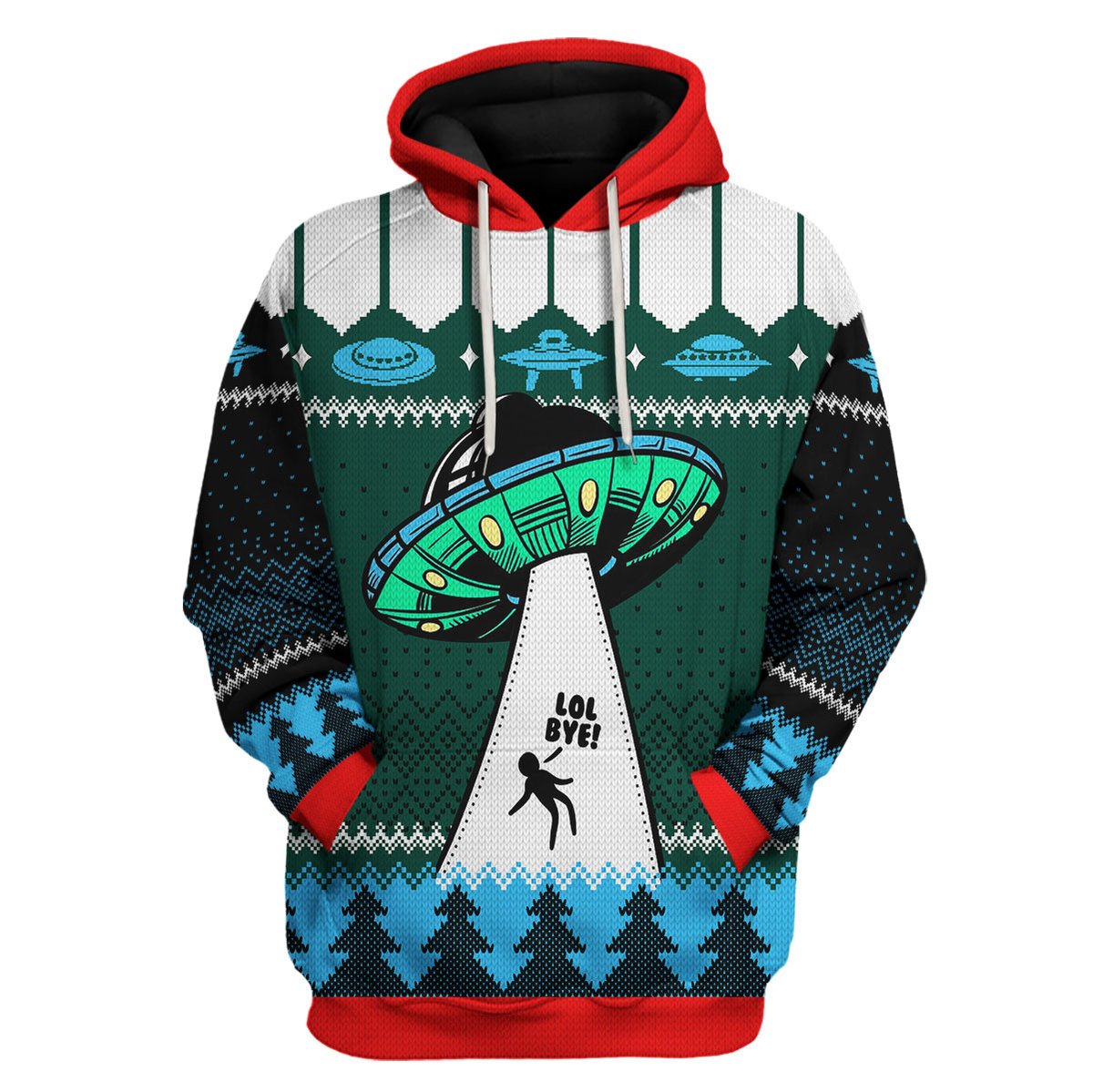 Customspig Tops Pullover Sweatshirt LOL Bye 3D Apparel