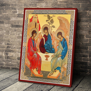 Customspig Canvas Religious Gifts Russian Orthodox Holy Trinity