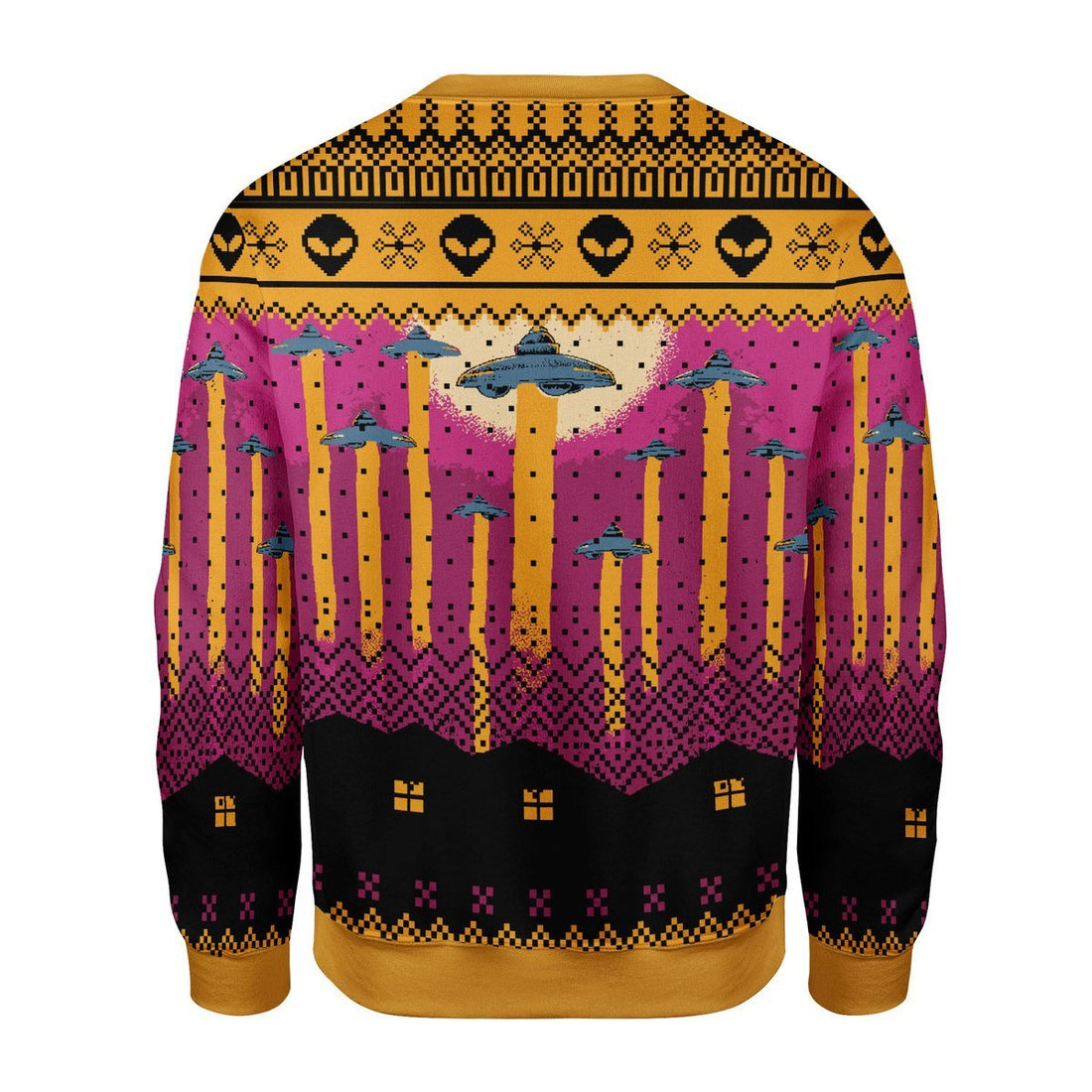 Customspig Unisex Sweatshirt Aliens Take Me Away UFO 3D Apparel