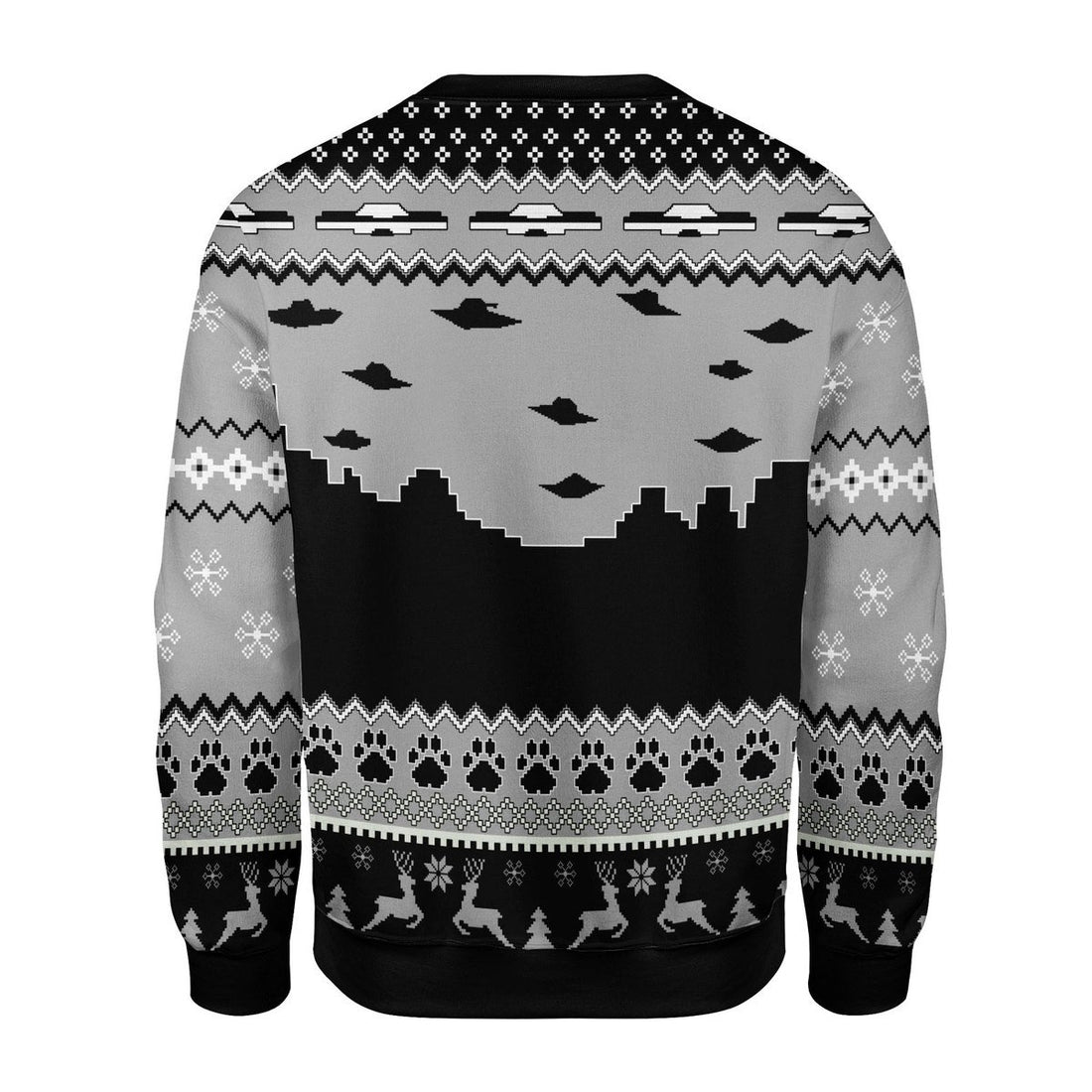 Customspig Ugly Sweater UFO Happy Dog 3D Apparel