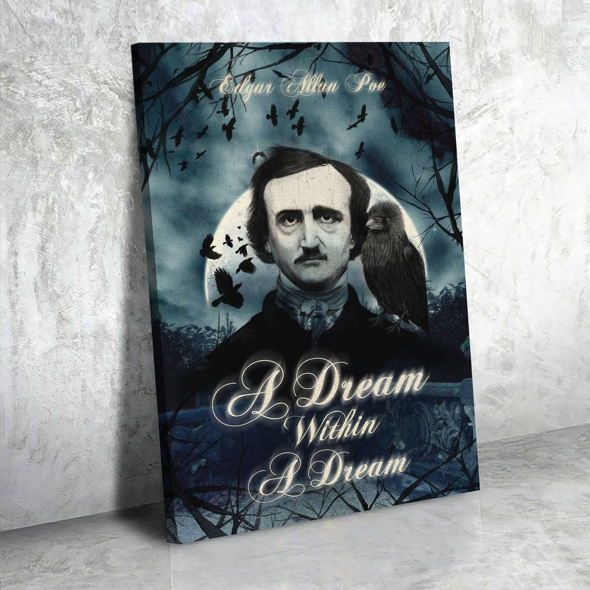 Customspig Canvas Edgar Allan Poe A Dream Within a Dream