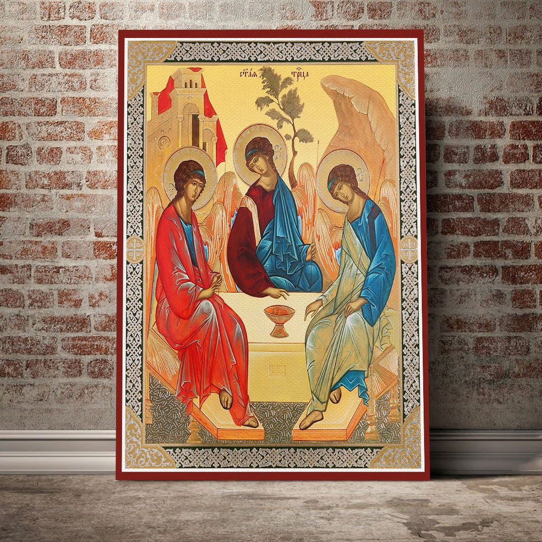 Customspig Canvas Religious Gifts Russian Orthodox Holy Trinity