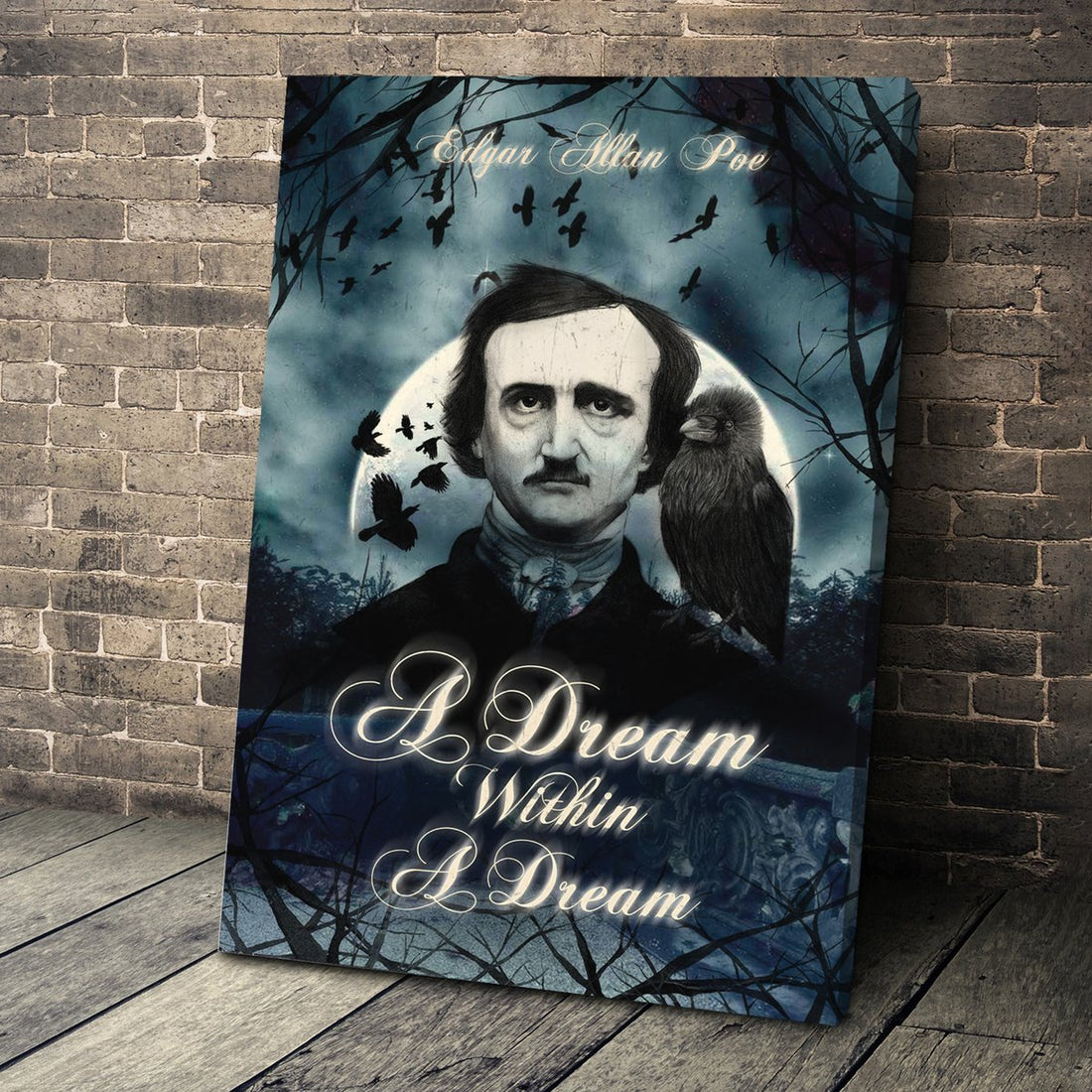 Customspig Canvas Edgar Allan Poe A Dream Within a Dream