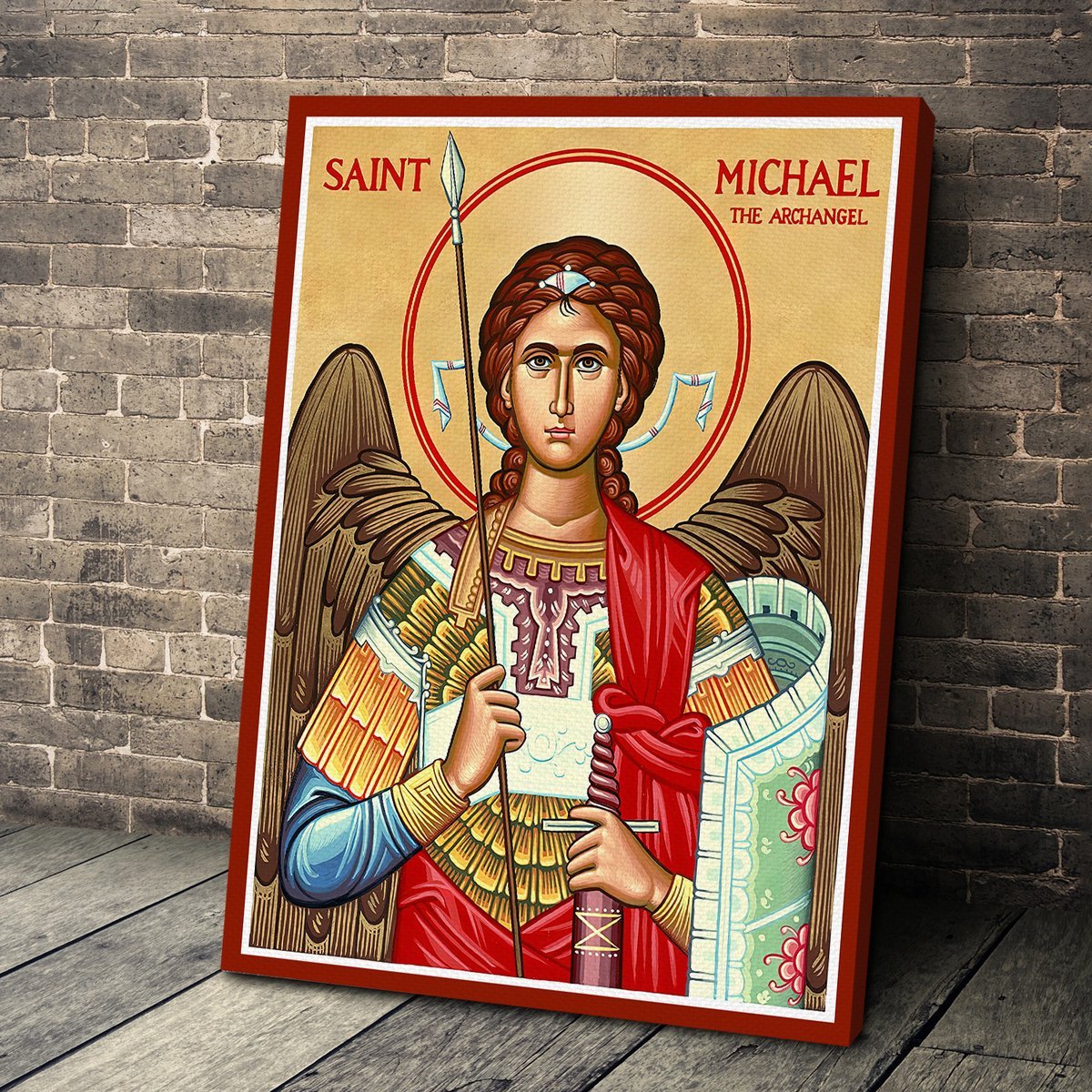 Customspig Canvas Saint Michael The Archangel