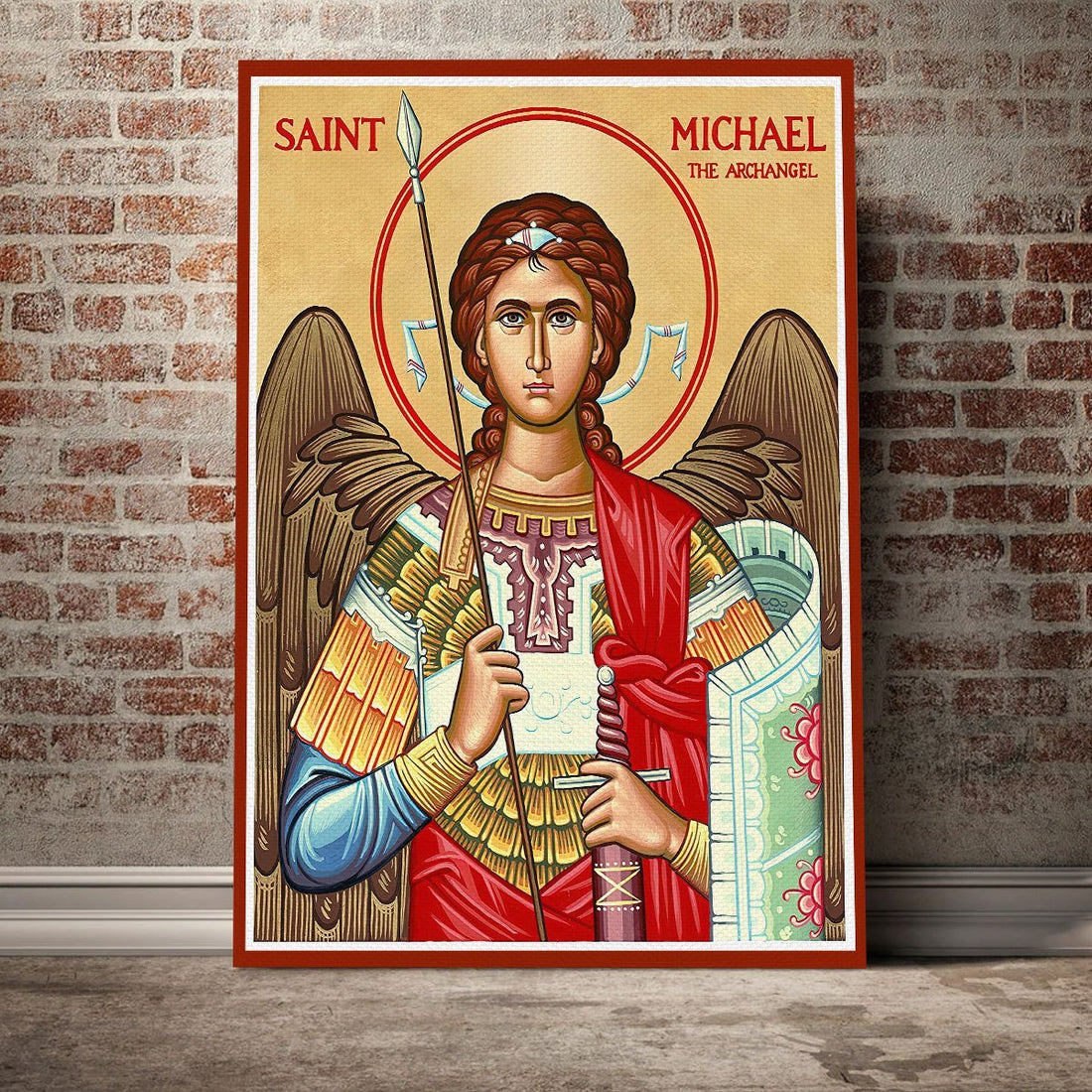 Customspig Canvas Saint Michael The Archangel