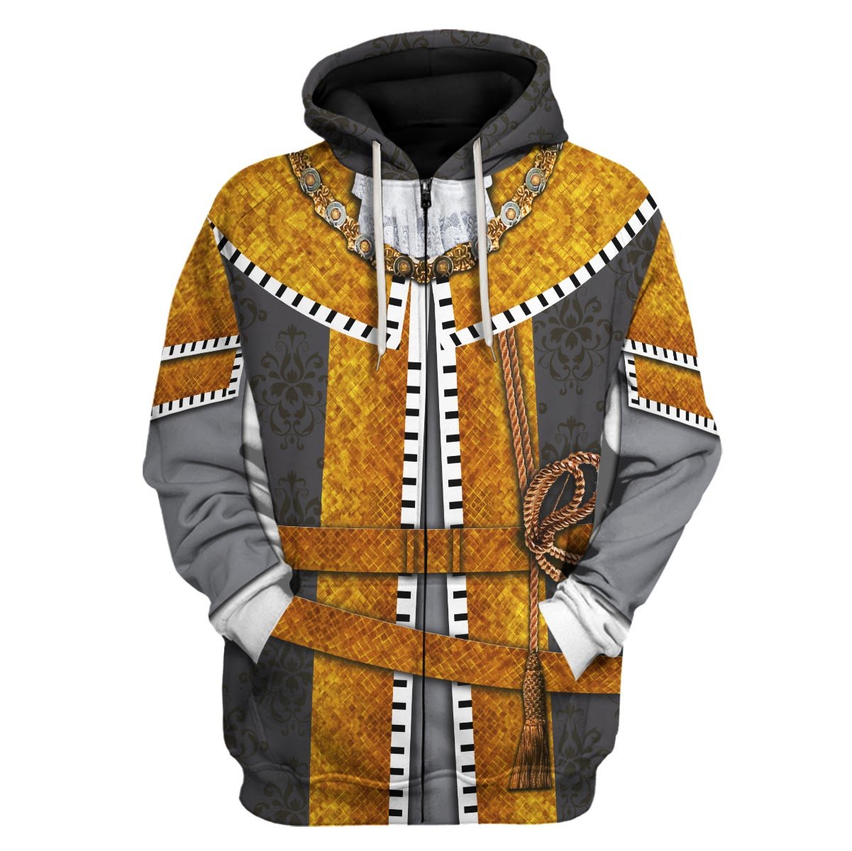 William Iii Of England Zip Hoodie / S Qm1036