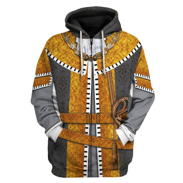 William III of England Fleece Zip Hoodie