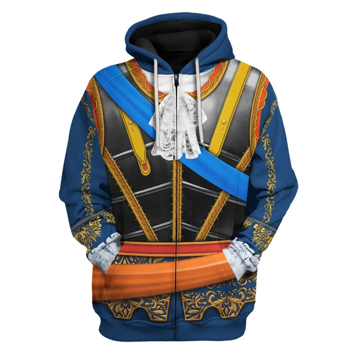 Philip V of Spain Fleece Zip Hoodie