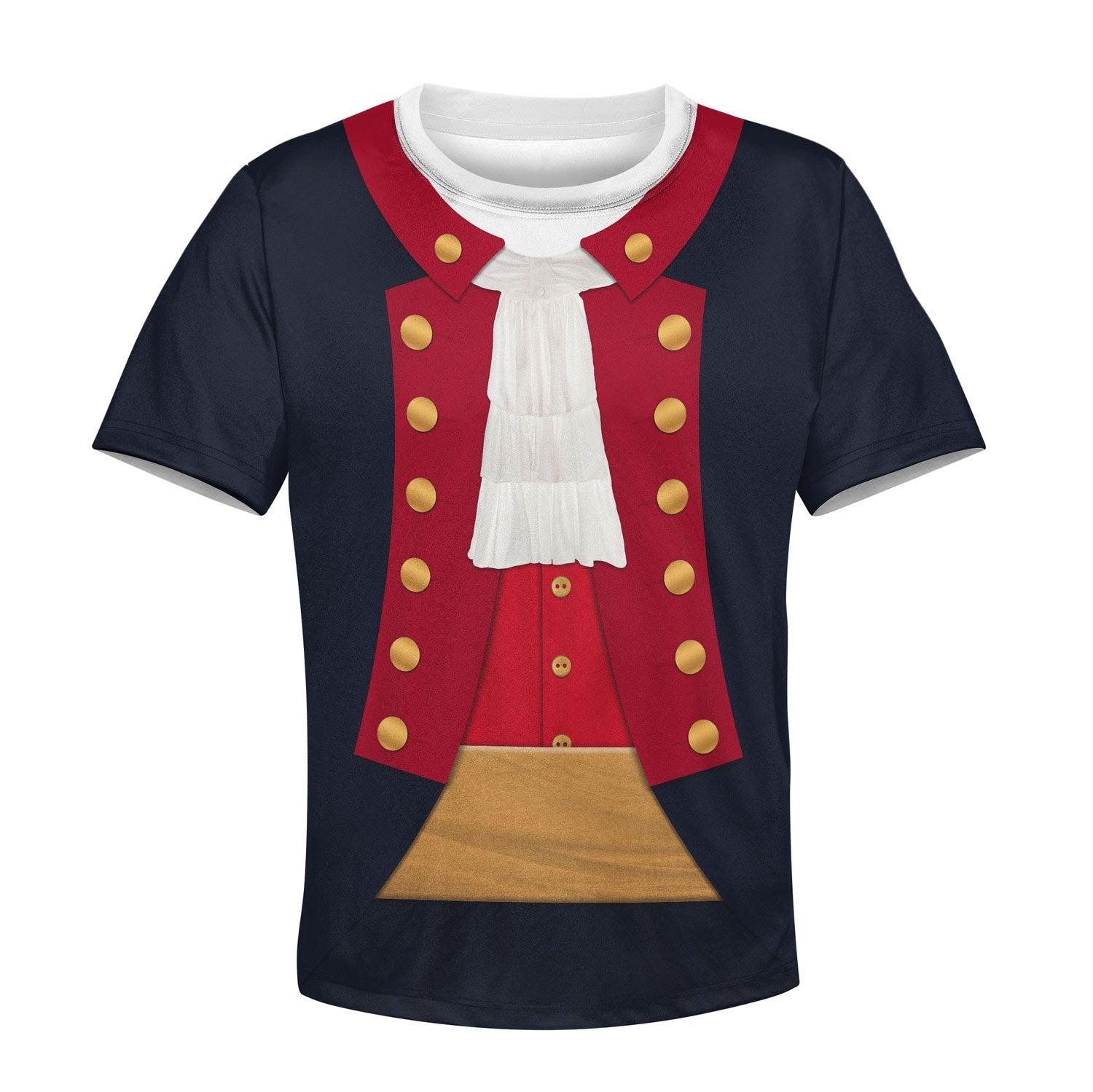 John Paul Jones Revolutionary War Uniform Kid T-Shirt / Toddler 2T Qm1410