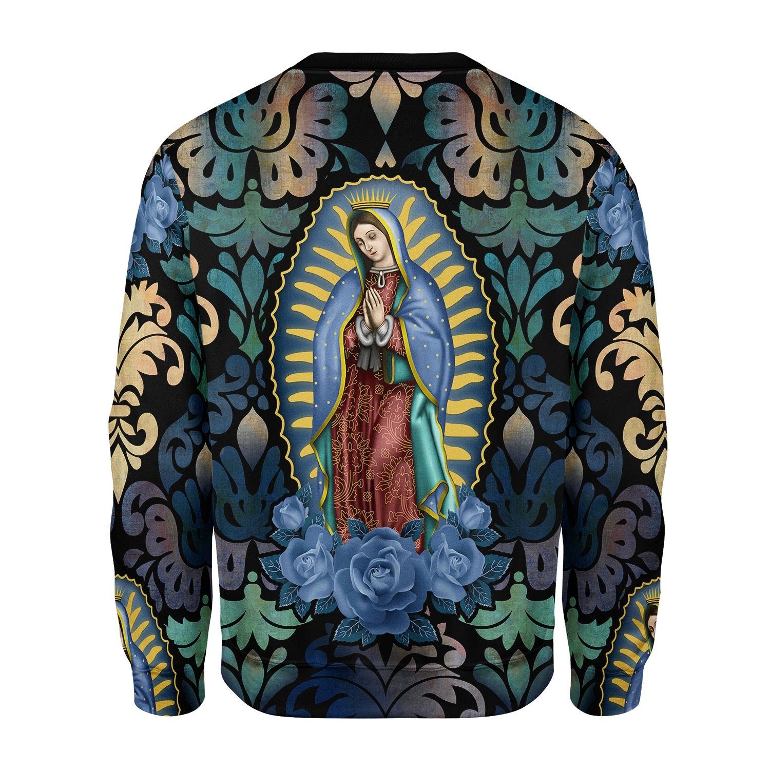 Customspig Tops Pullover Sweatshirt Lady Of Guadalupe 3D Apparel
