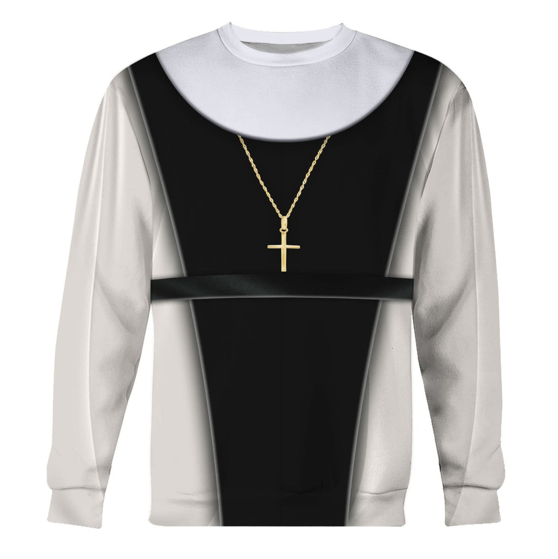 Tracksuit Tops Pullover Sweatshirt Catholic Nun Habit 3D Apparel