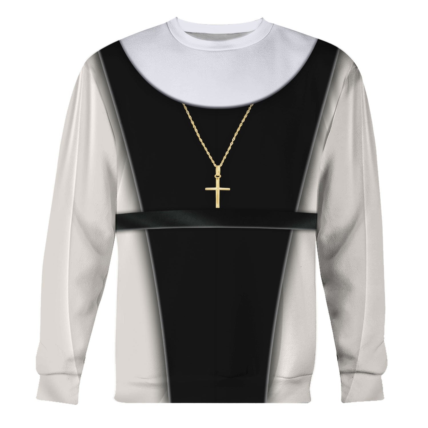 Tracksuit Tops Pullover Sweatshirt Catholic Nun Habit 3D Apparel