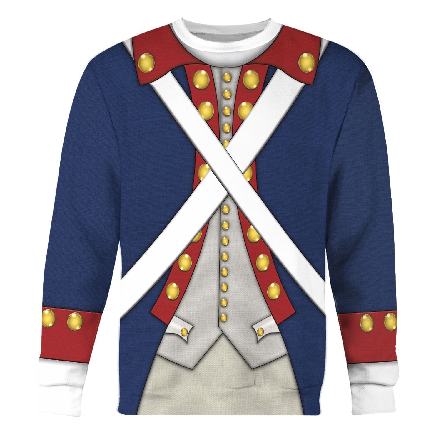 Patriots In American Revolution Vn239 Long Sleeves / S