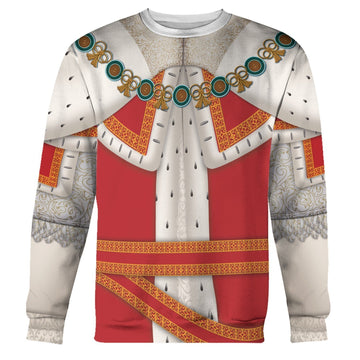 Charles II King of England Fleece Long Sleeves
