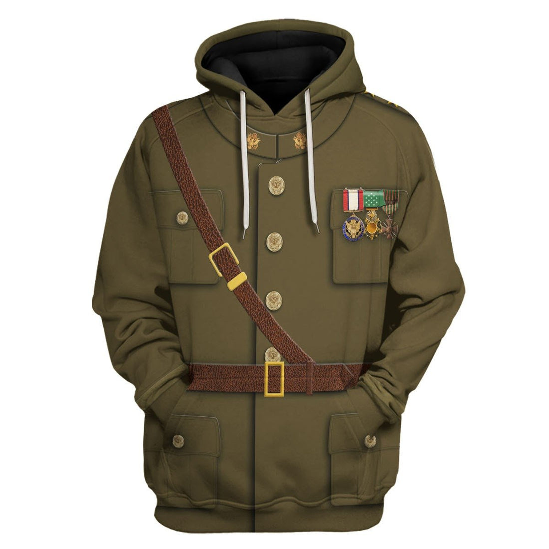 John J. Black Jack Pershing Hoodie / S Qm775