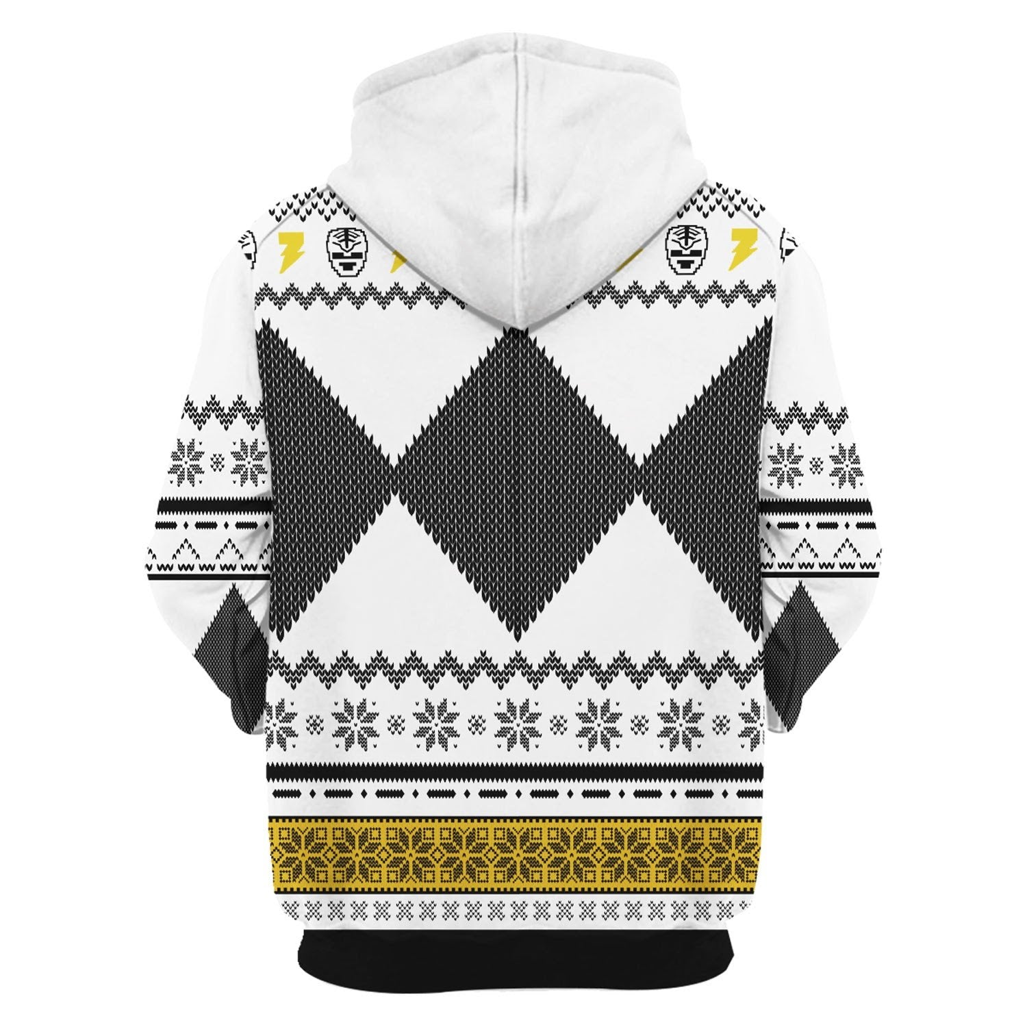 HumansBold White Power Rangers Tops