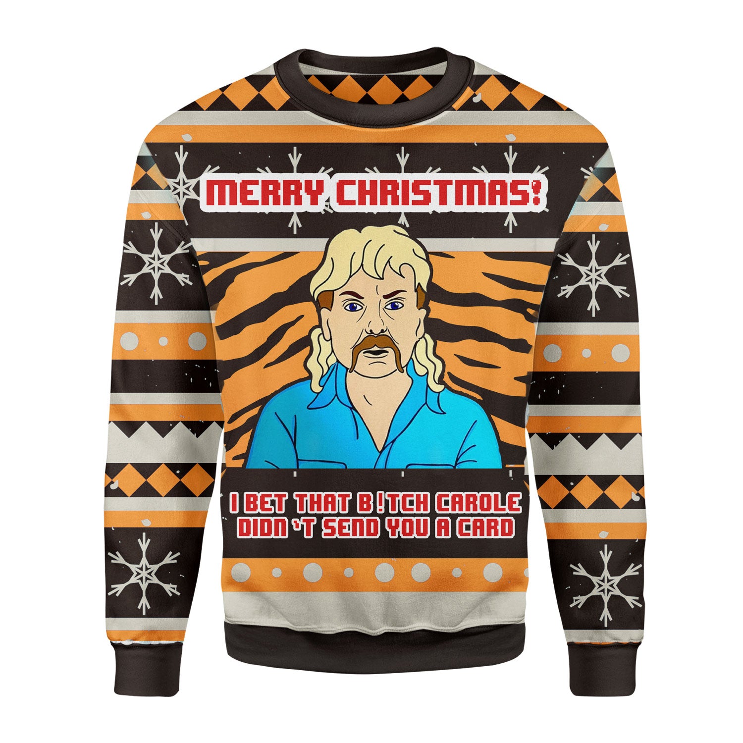 Customspig Christmas Sweater I Bet That B!tch Didn't Send You A Card 3D Apparel