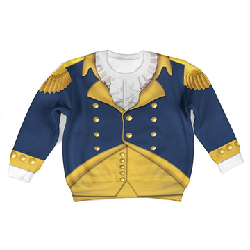 Kid Geogre Washington Kid Long Sleeves