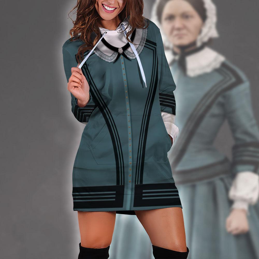 Florence Nightingale Of Uk Dress Hoodie / Xs Dr007