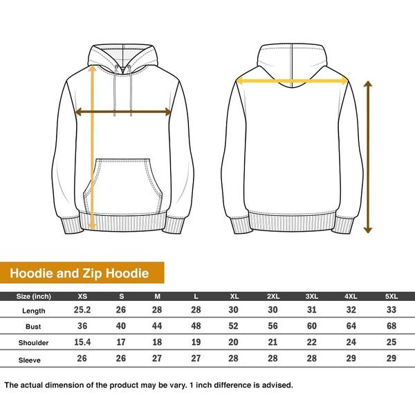 Never Walk Alone My Love Walks With Me, Personalized All Over Print Hoodie- Test random title 001