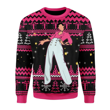 Customspig Christmas Sweater Harry Fine 3D Apparel