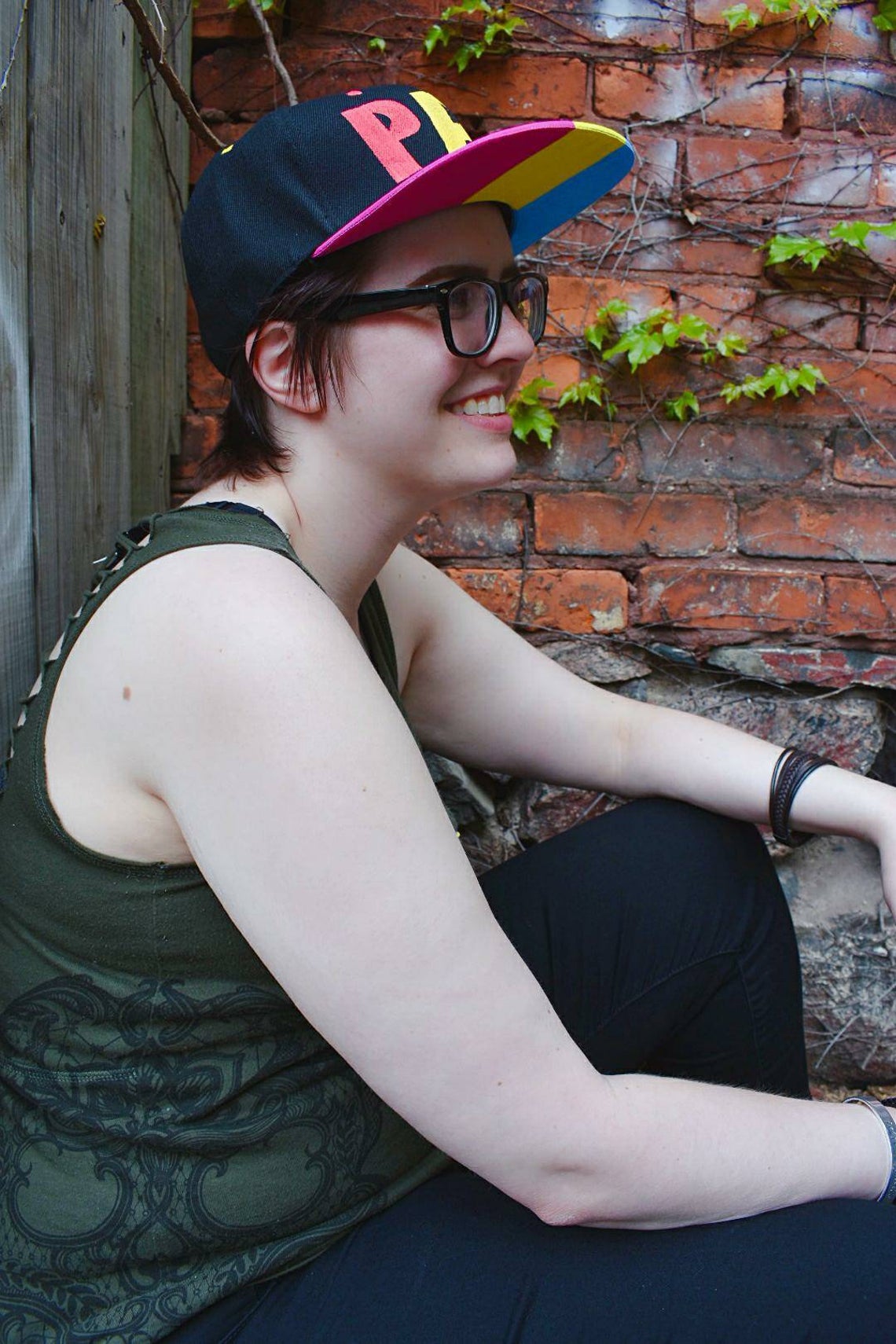 Pansexual Pride Snapback Hat - Pansexual Hat, Pansexual Flag, Pan Hat, Pan Pride, Gifts for Pansexuals, LGBT Gifts, Pan Pride Hat
