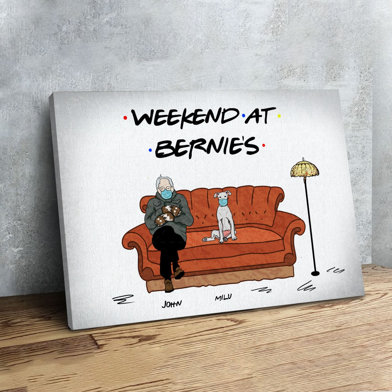 Customized Canvas - Weekend At Bernies