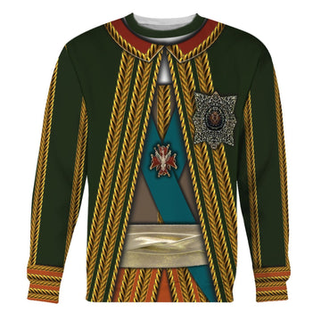 Burkhard Christoph von Münnich - Russia Fleece Long Sleeves