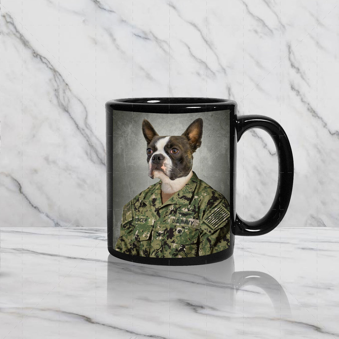 US Navy Working Uniform Type I - Custom Pet Mug