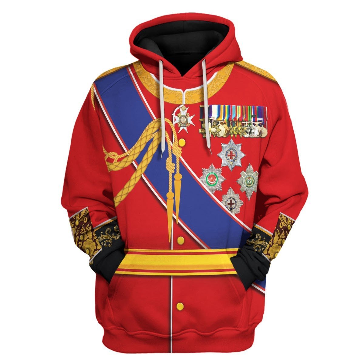 King Edward Vii Of The United Kingdom Fleece Hoodie / S Vn171