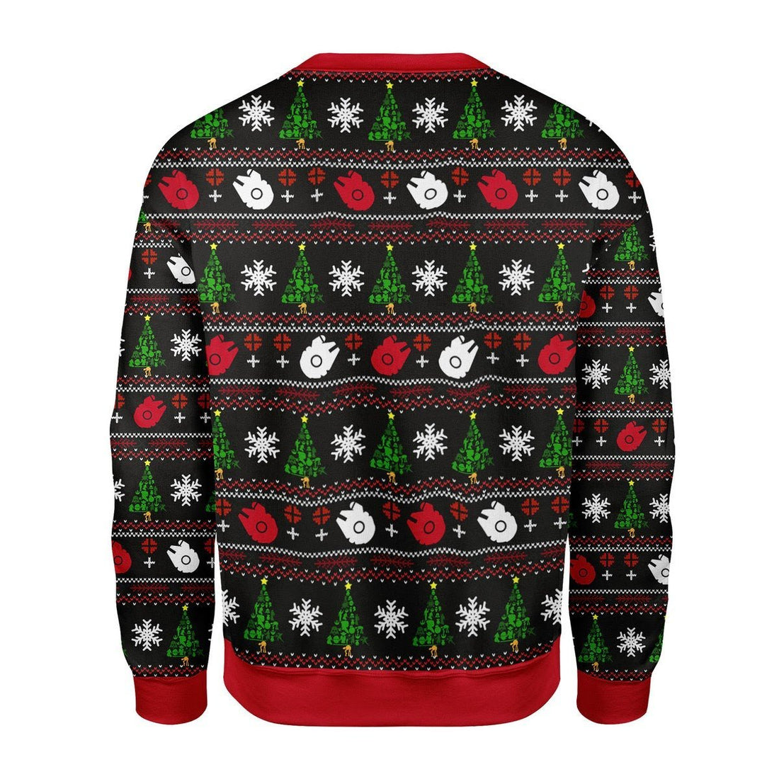 Gearhomies Christmas Unisex Sweater Star Wars Tree 3D Apparel