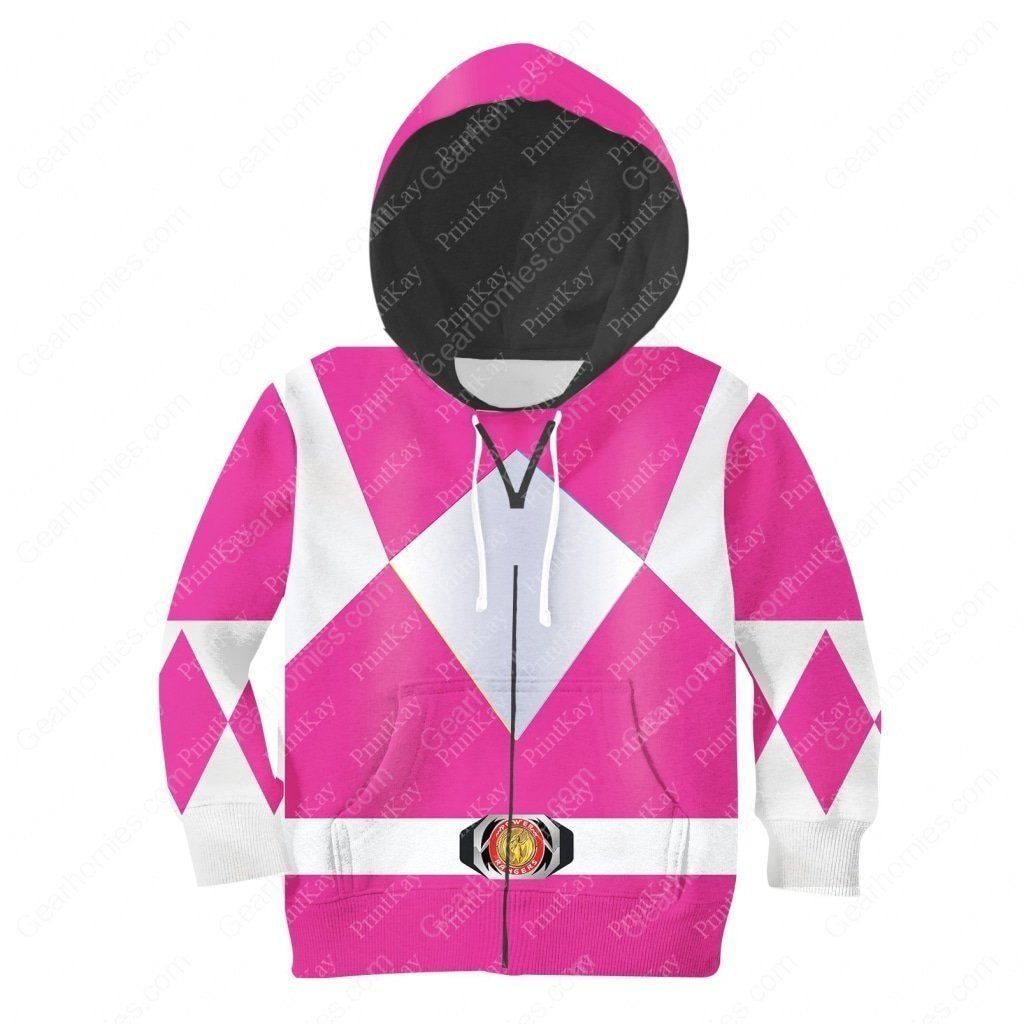 Kid Pink Pr Zip Hoodie / S Kidqm43