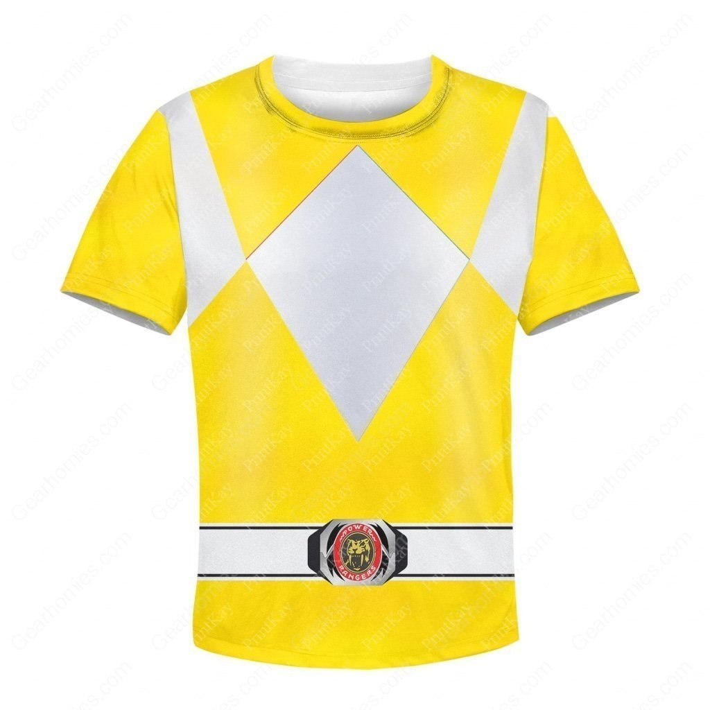 Gearhomies Unisex Kid Tops Pullover Sweatshirt Yellow PR 3D Apparel