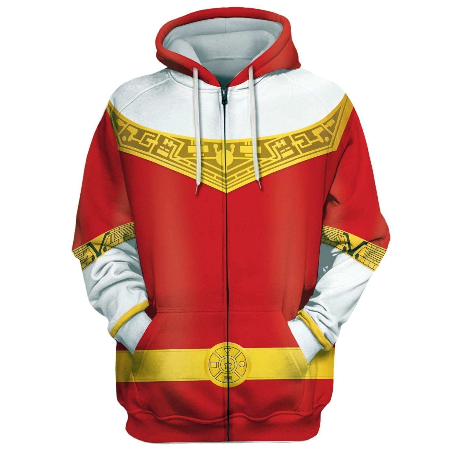 Pr Zeo Red Zip Hoodie / S Hp96