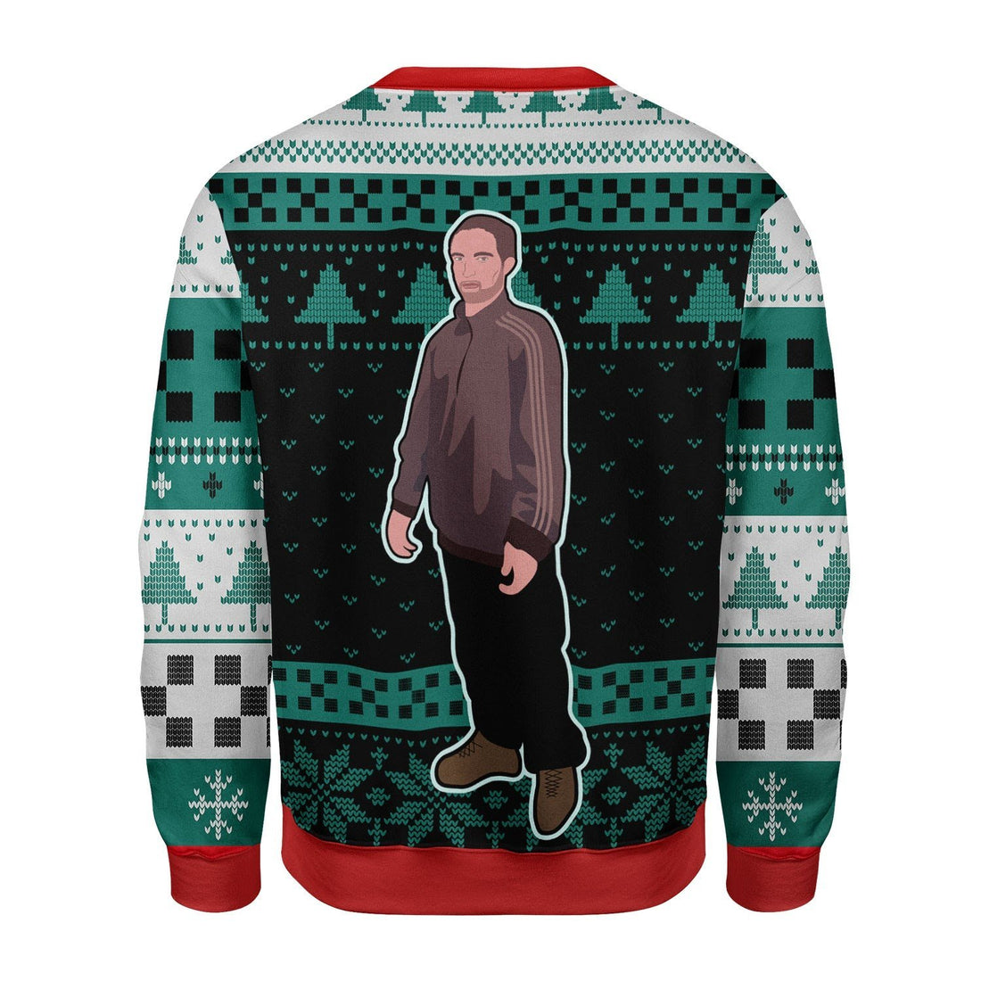 Gearhomies Christmas Unisex Sweater Robert Pattinson Meme 3D Apparel