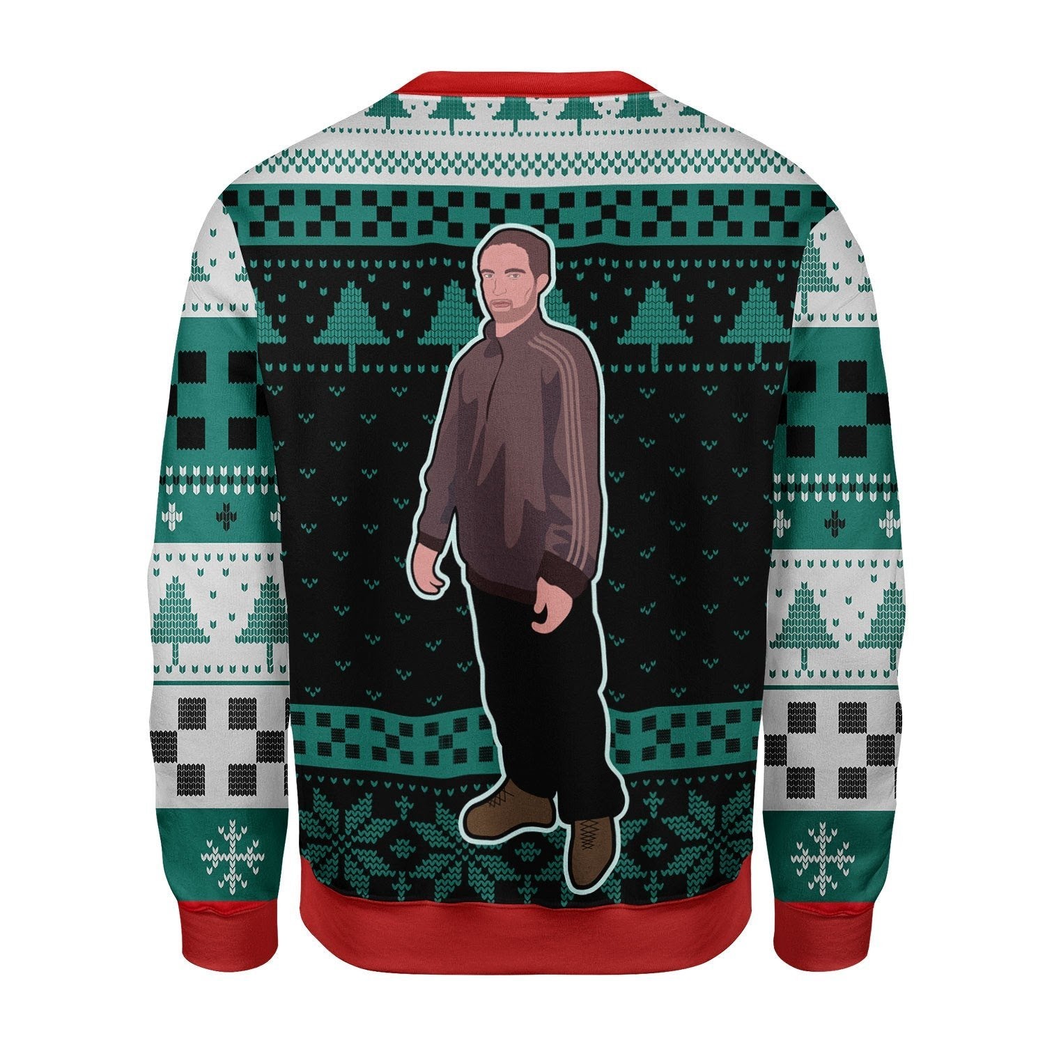 Gearhomies Christmas Unisex Sweater Robert Pattinson Meme 3D Apparel