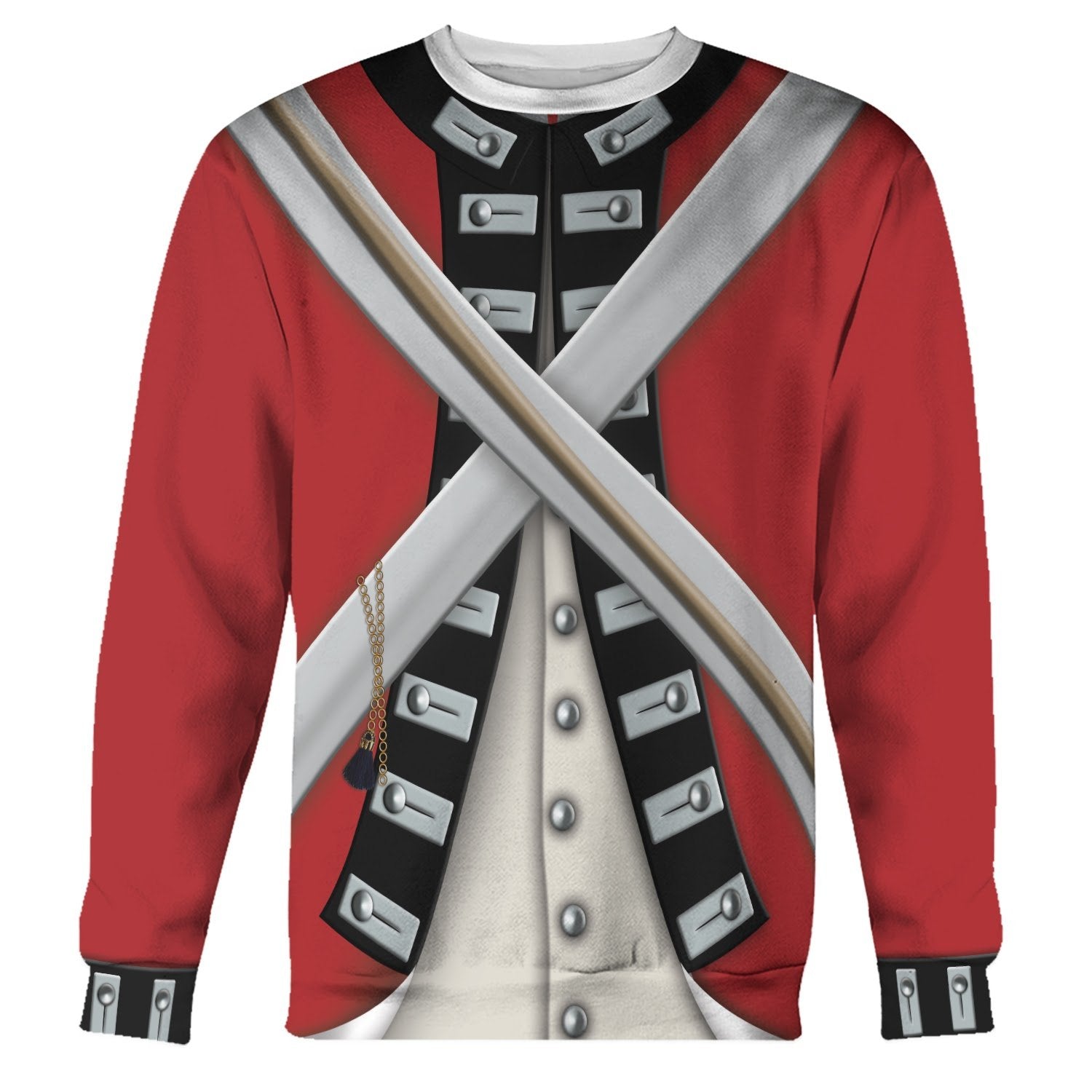 British Army Red Coat Fleece Long Sleeves