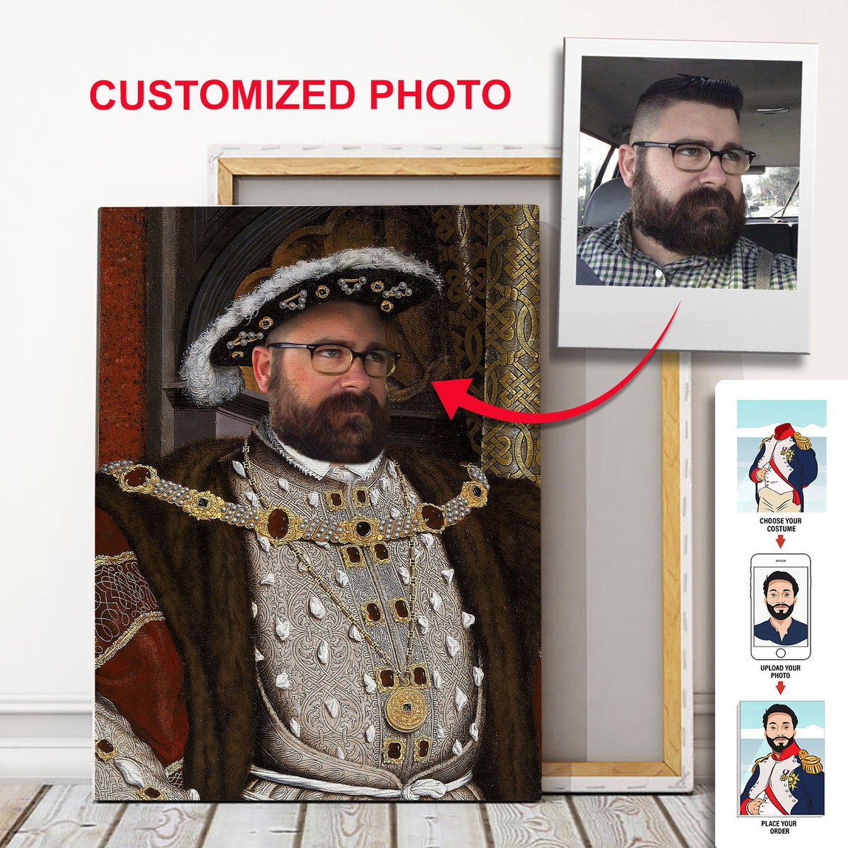 Personalized Canvas Henry VIII