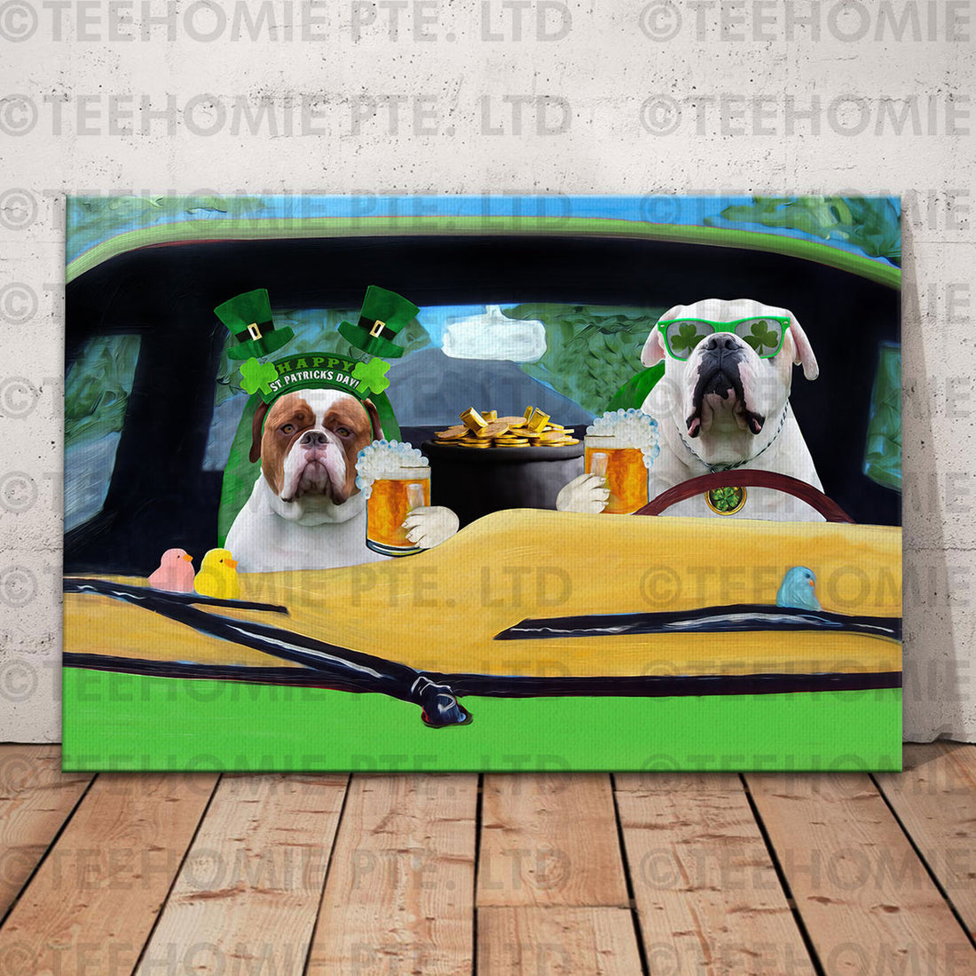 Customized Photos Canvas Poster Wall Art Saint Patrick Style
