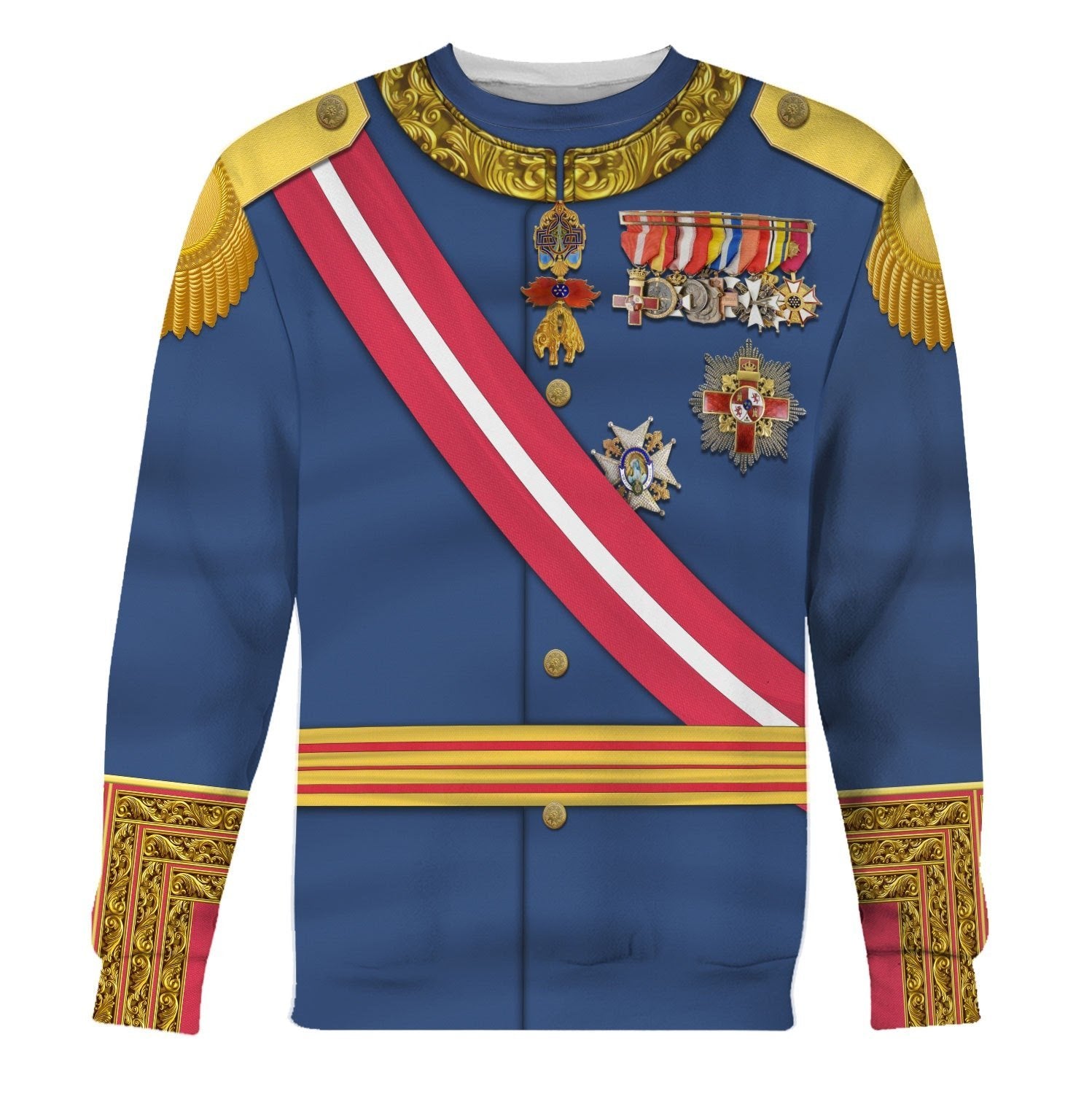 King Alfonso Xiii Of Spain Long Sleeves / S Vn425