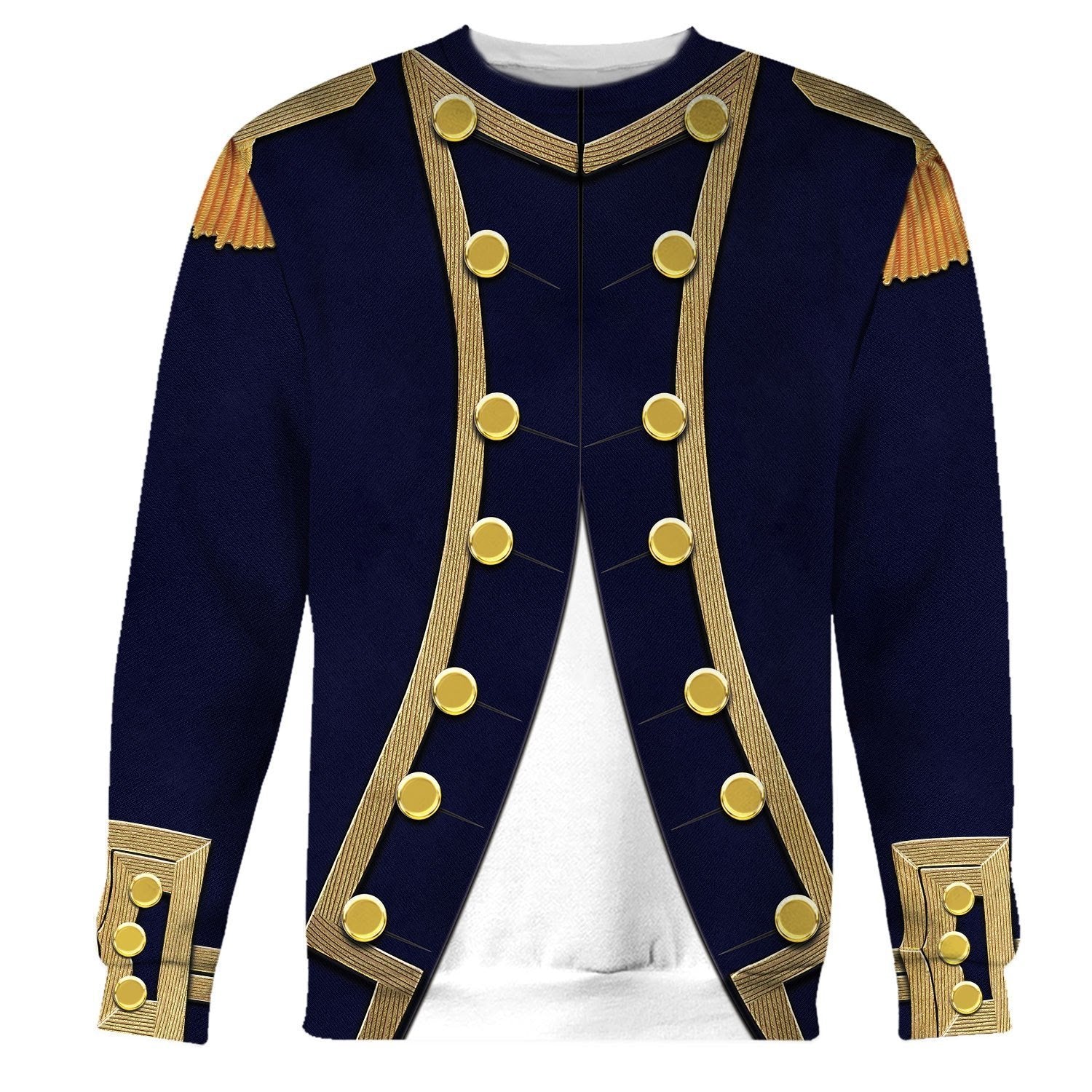 U.s. Navy 1776-1783 Long Sleeves / S Qm117