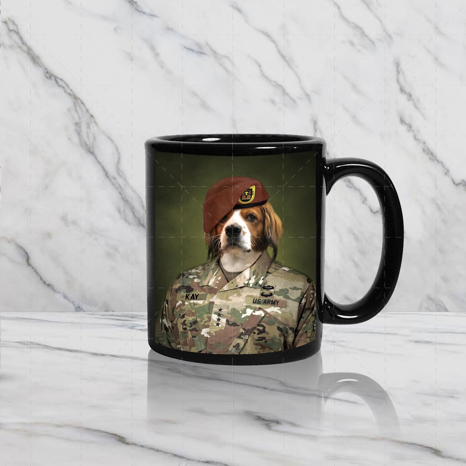 US Soldier - Custom Pet Mug