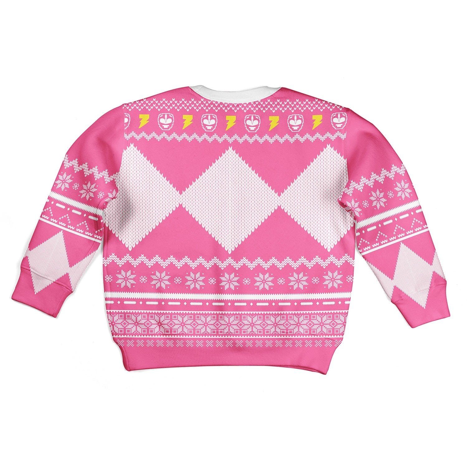 Gearhomies Unisex Kid Tops Pullover Sweatshirt Pink Mighty3D Apparel